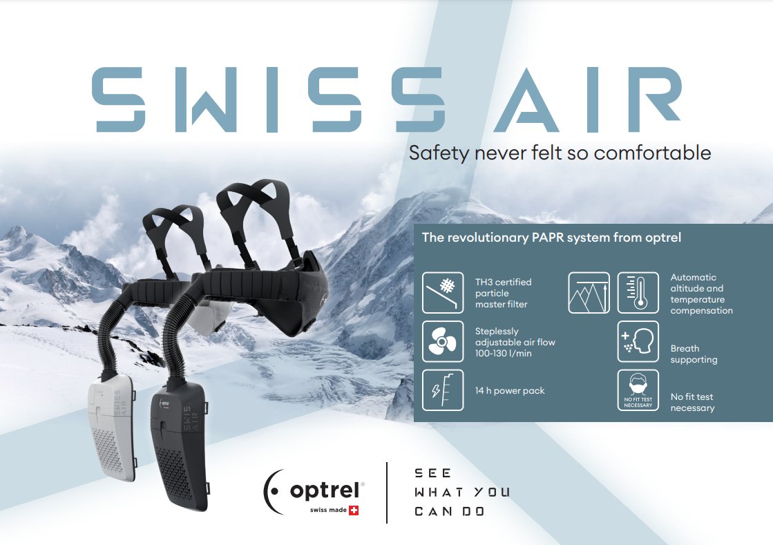 Kényelmes védelem – forradalmian új légzésvédő rendszer