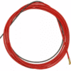 Huzalvezető spirál, piros, 4m